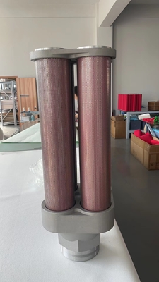 밸브와 대체 공기 압축기 목도리 필터 소음기 XY-40