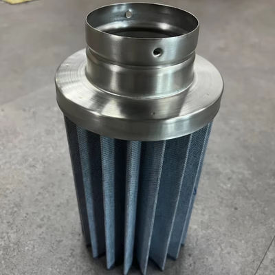 Replacement VOLKMANN 104045 Vacuum Conveyor Filter Element with 99% Efficiency and 0.01 Micron Porosity