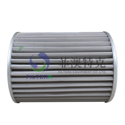 필터크 G3.0 SS Mesh Media 10μm 천연가스 필터 카트리지는 배급 역에서