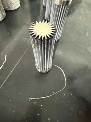 피아브 114056 PTFE 플레이트 필터 카트리지 99% 효율 0.3μm