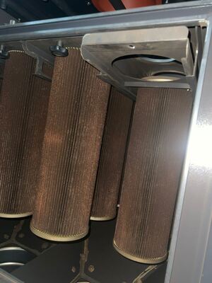 Pleated Filter Media Dust Collector Filter Cartridge with Customizable Filtration Media and Pulse-Jet Cleaning for AMADA Laser Cutting Machines