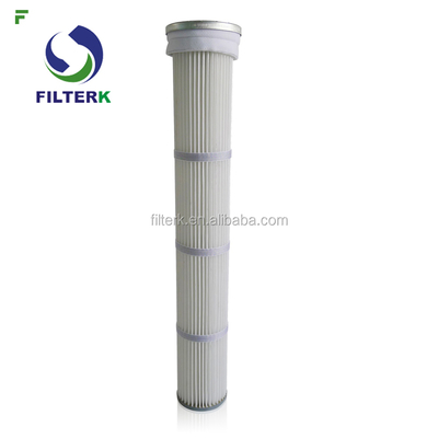 폴리에스터 플레이트 펄스 제트 필터 178mm x 1000mm 99.99% 효율성